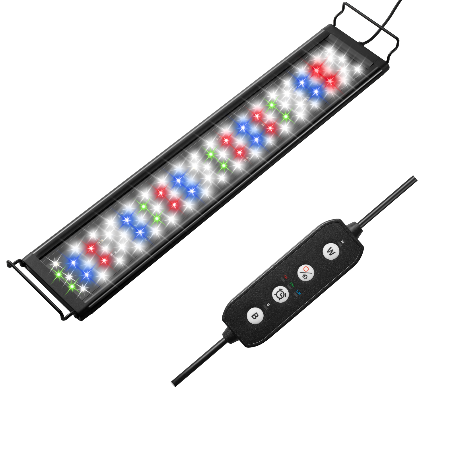 Aquarium Plant Light - Lampu LED Akuarium 75-90CM, Dapat Diredupkan,