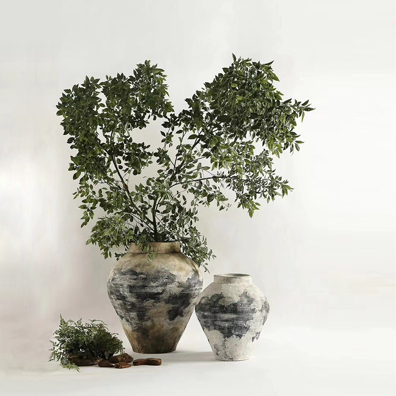 Planted Tank - Vas Lantai Wabi Sand Wind, Pot