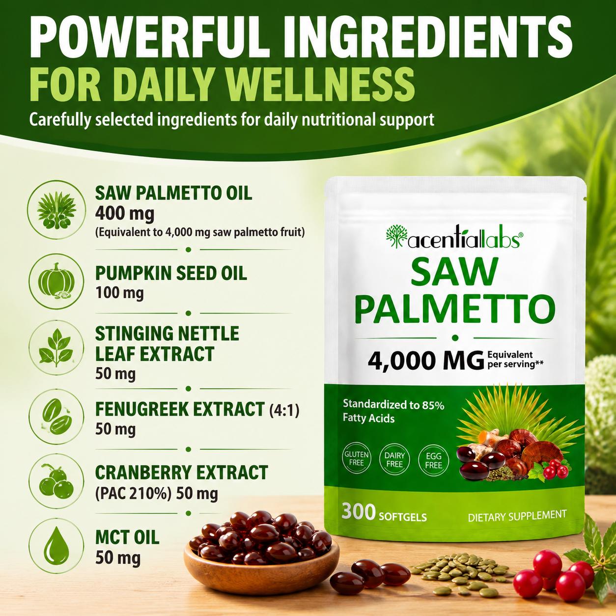 Saw Palmetto Softgels dengan 8 - Planted Tank ulasan dan harga