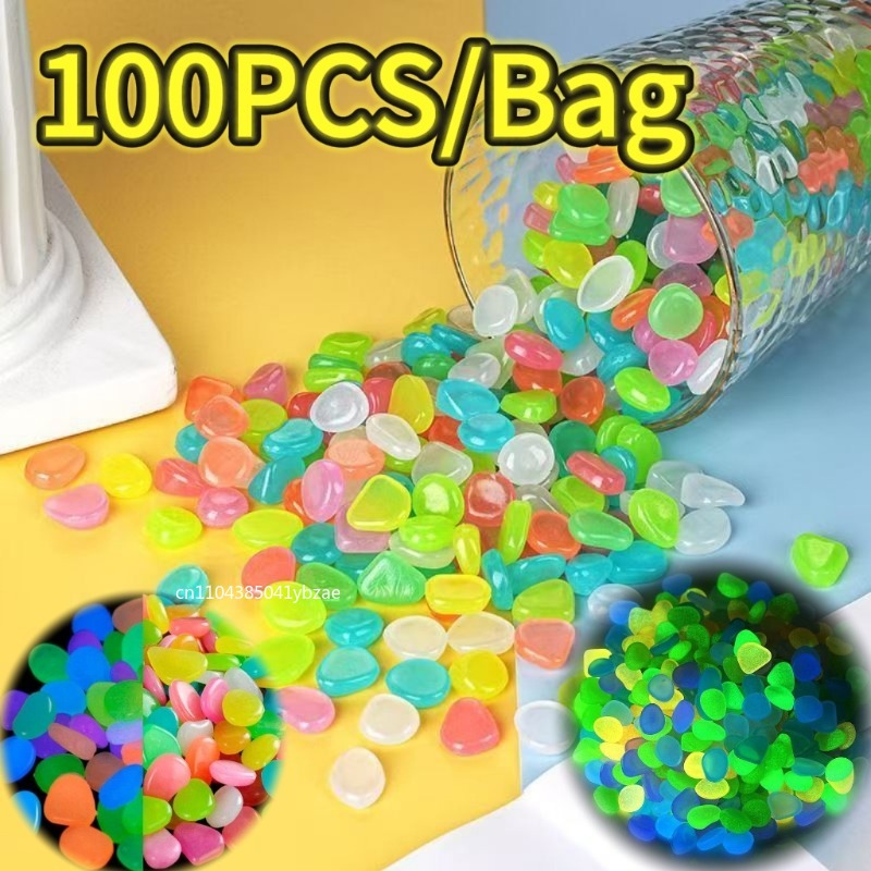 100-800 Buah Kerikil Menyala D - Plant Aquarium Pot ulasan dan harga
