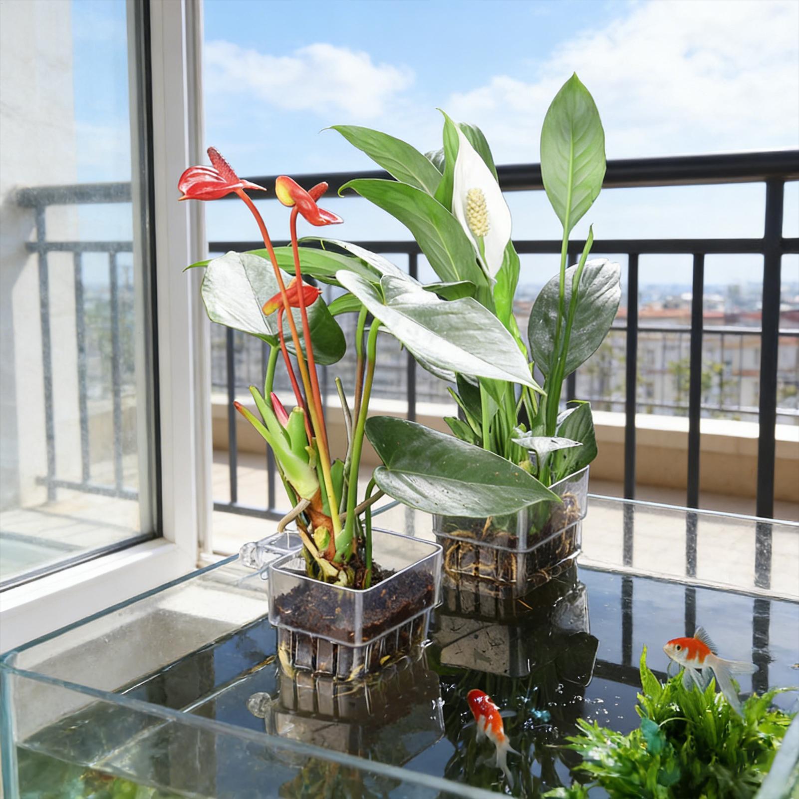 Keranjang Tanaman Akuarium Tra - Aquarium Plant Holder ulasan dan harga