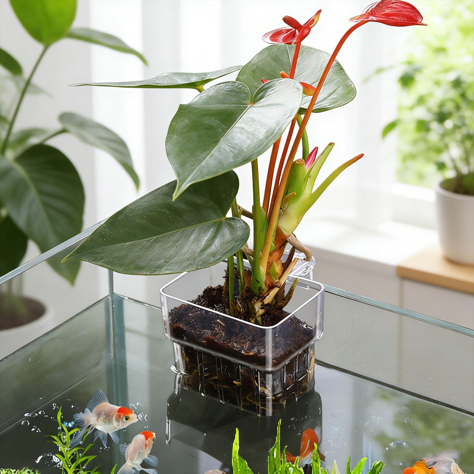 Keranjang Tanaman Akuarium Tra - Aquarium Plant Holder ulasan dan harga