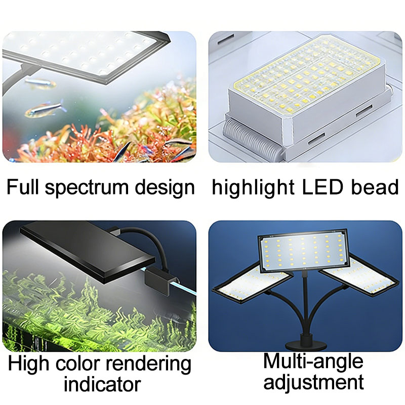 Lampu LED Spektrum Penuh untuk - Aquarium Plant Light ulasan dan harga