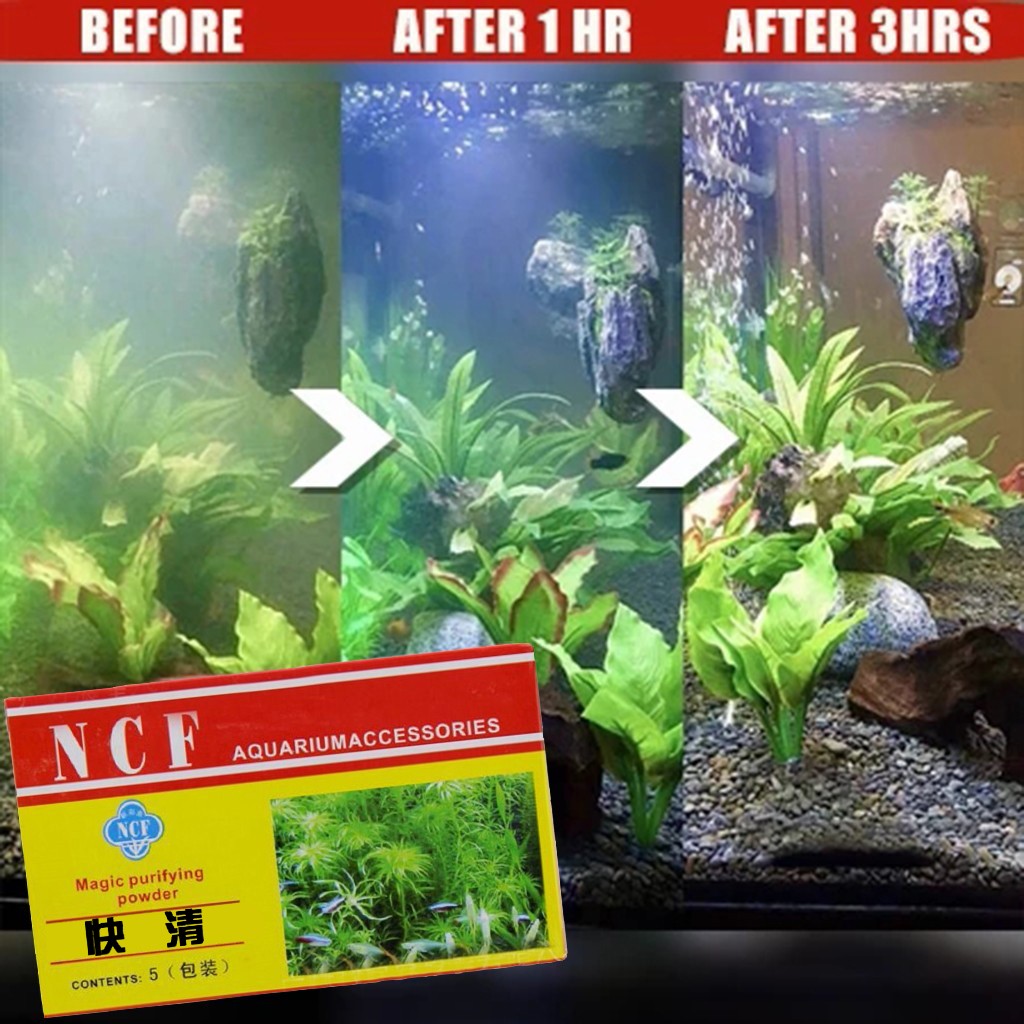 Bubuk Pemurni Air Akuarium Men - Aquarium Moss ulasan dan harga