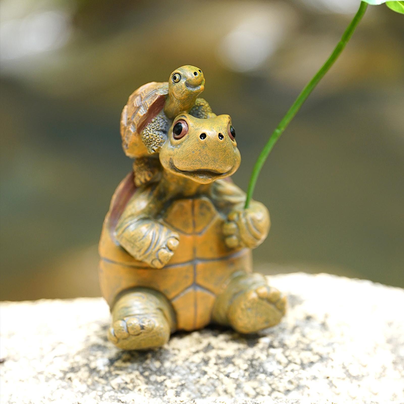 Patung Kura-kura Dekorasi Akua - Plant Aquarium Pot ulasan dan harga
