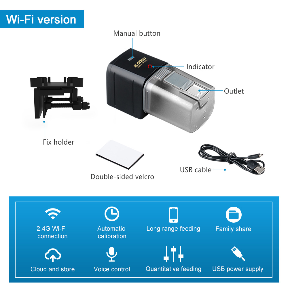 Pemberi Makan Ikan WiFi Otomat - Aquarium Fertilizer ulasan dan harga
